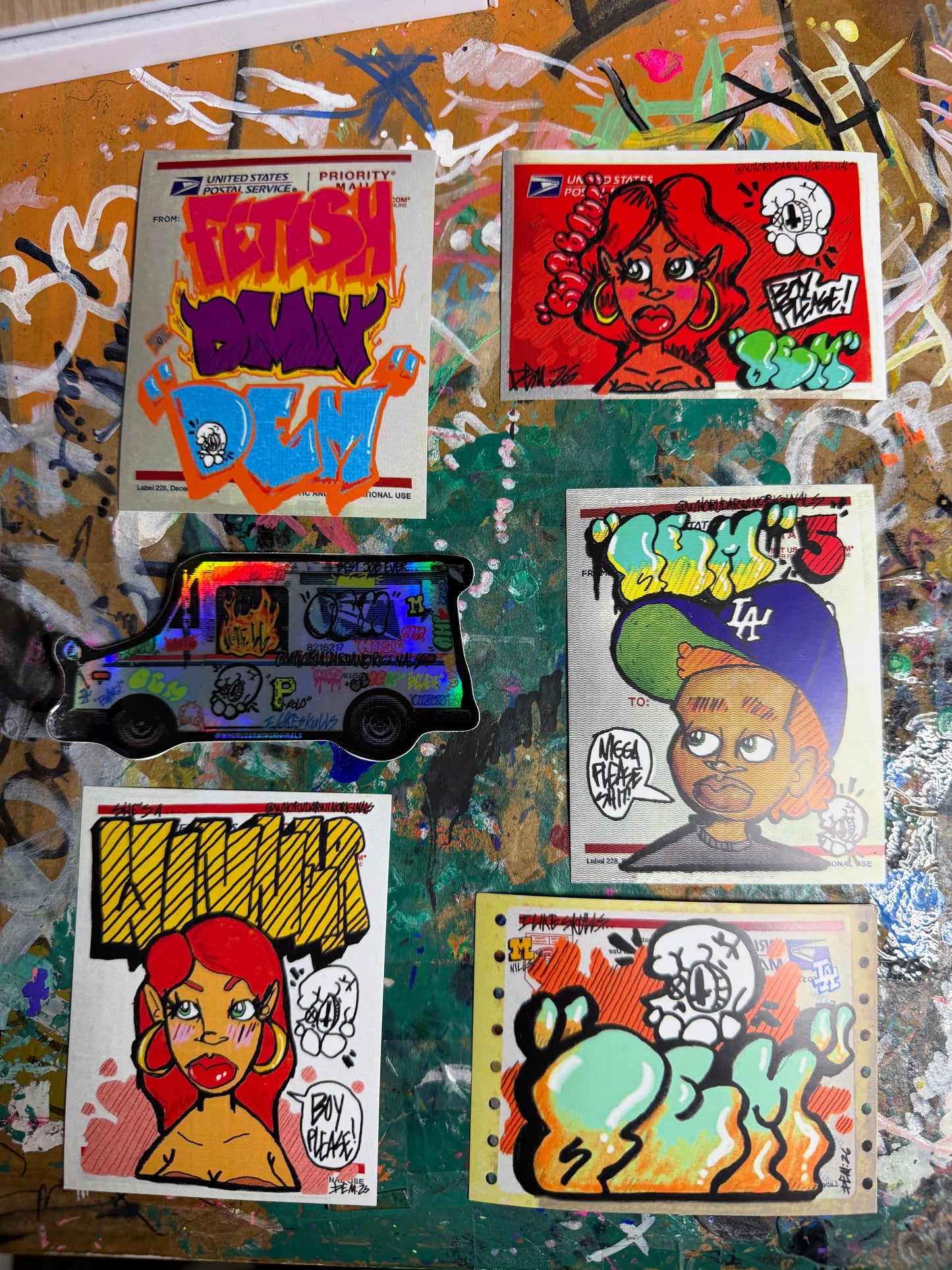 MAIL SLAPS STICKER PACK
