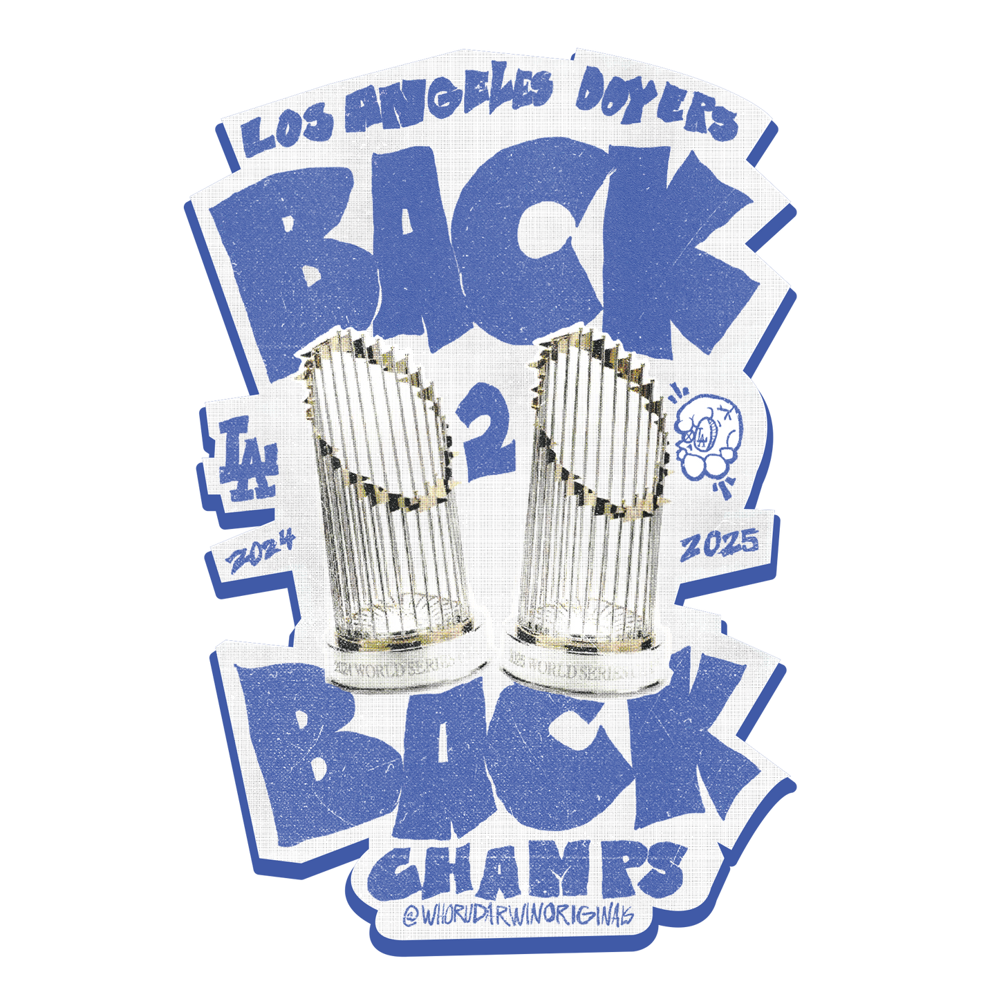 DOYERS BOOTLEG BACK 2 BACK WORLD SERIES T-SHIRT AND SLAPS