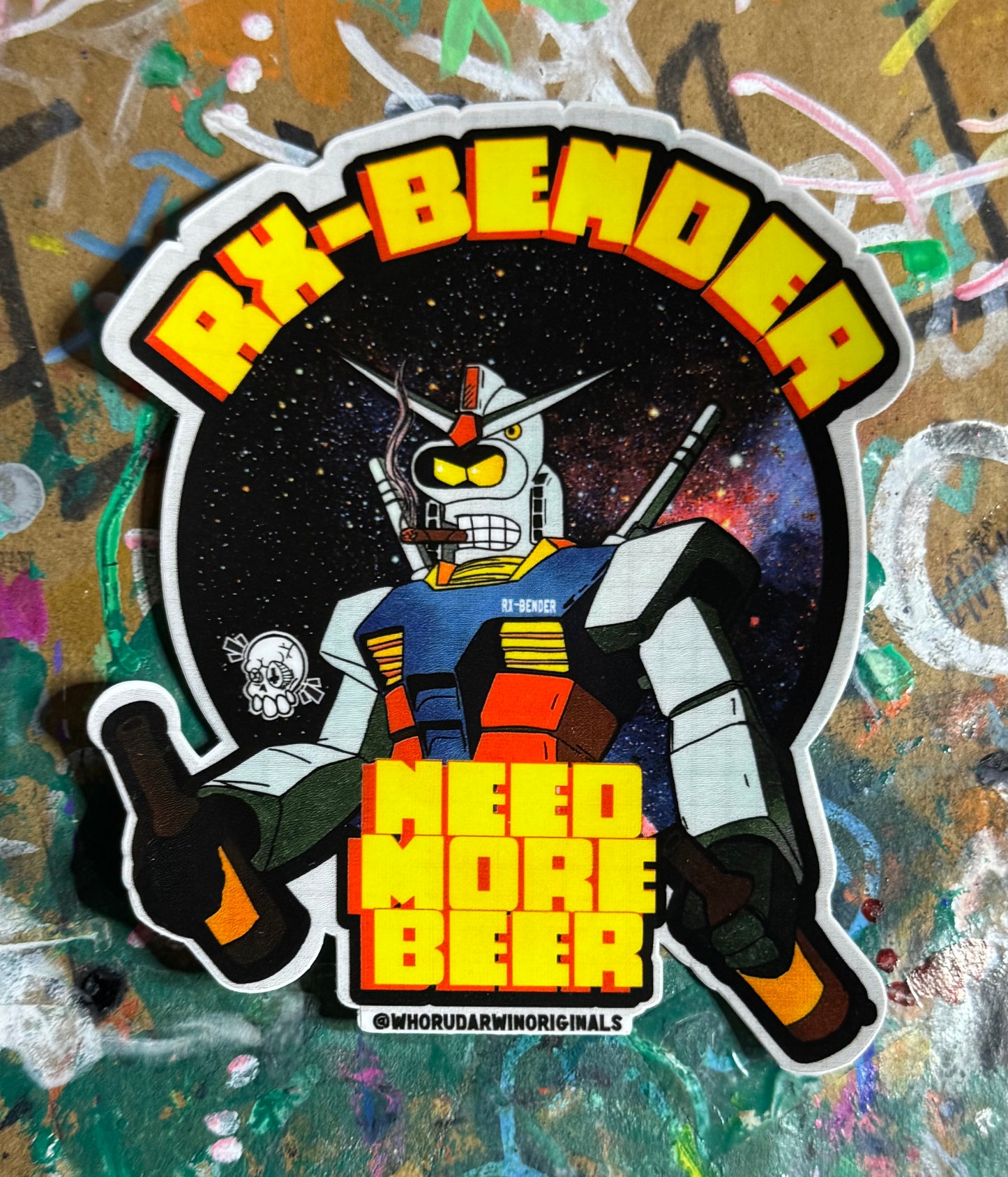 4” RX- Bender Bootleg Gundam Sticker pack