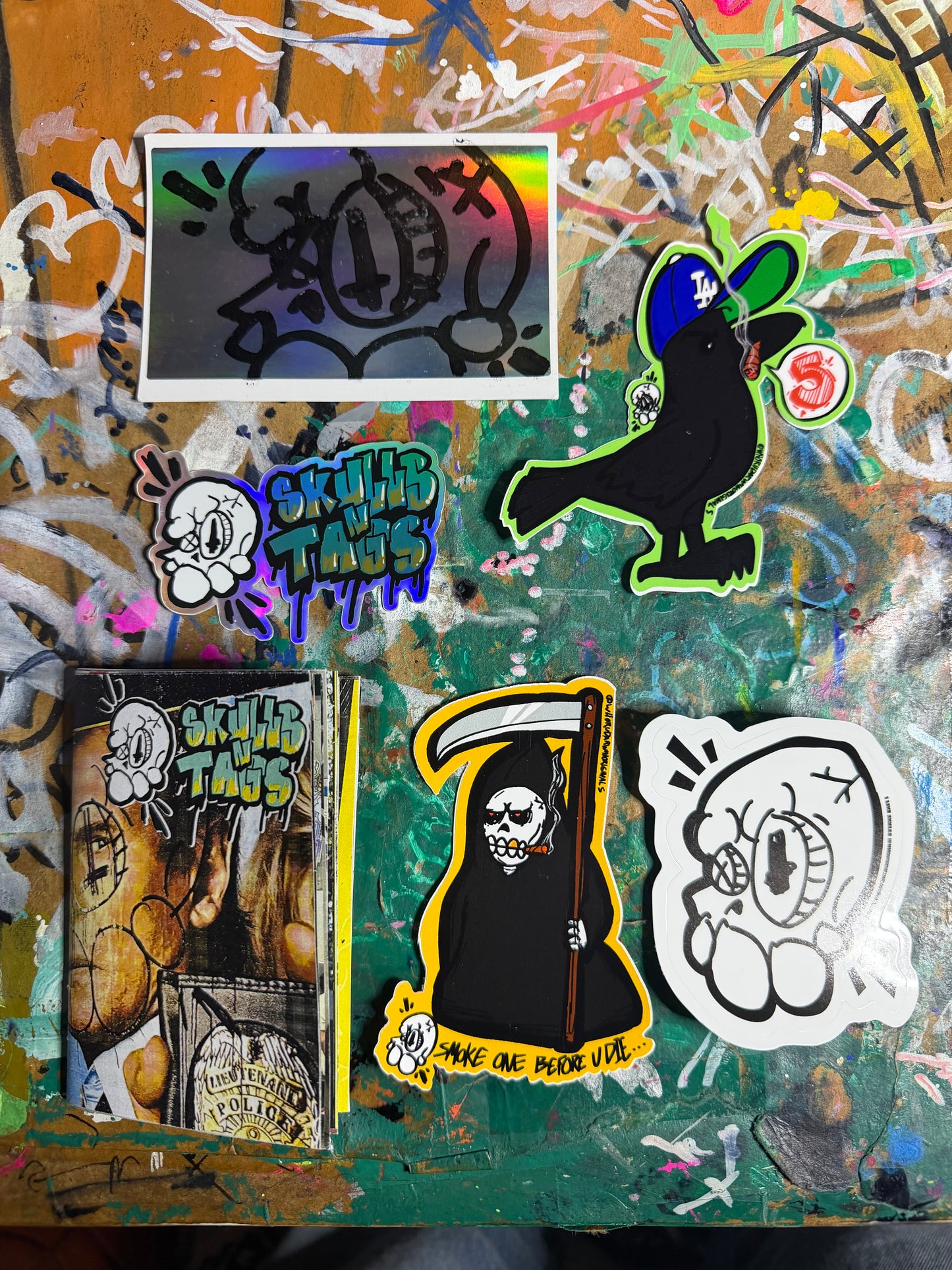 Skulls n Tags Zine (Zine/Sticker Pack)