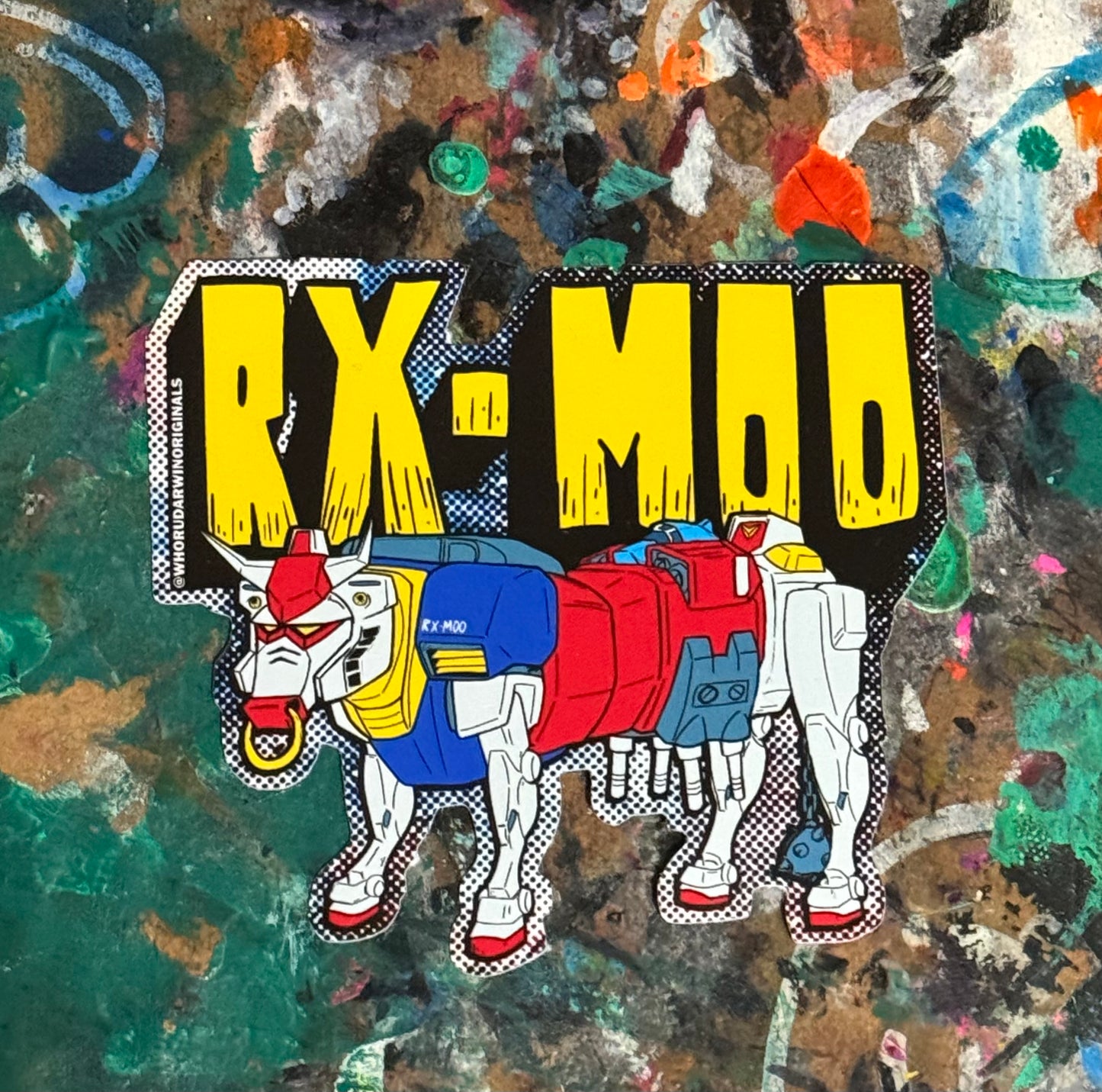 RX- M00 GUNDAM BOOTLEG STICKEr