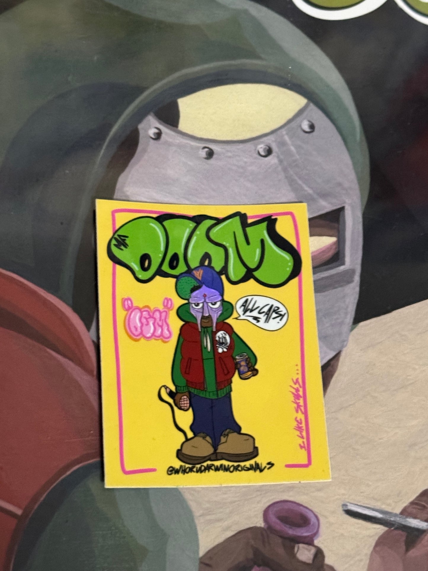 3” MF DOOM STICKER PACK