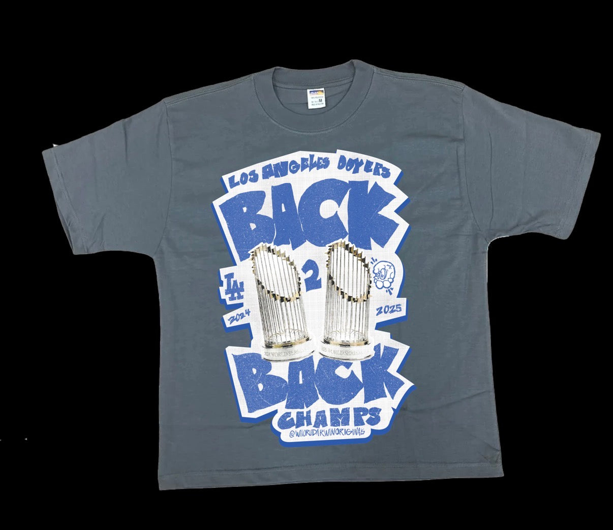 DOYERS BOOTLEG BACK 2 BACK WORLD SERIES T-SHIRT AND SLAPS
