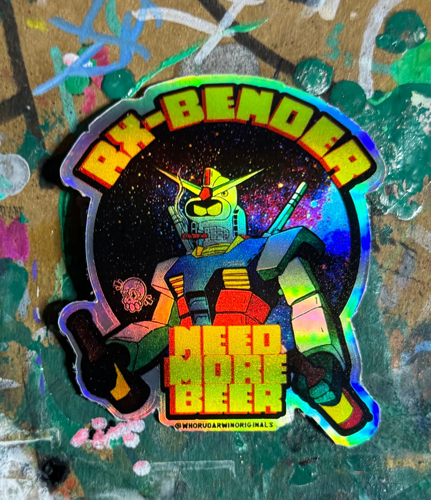 4” RX- Bender Bootleg Gundam Sticker pack